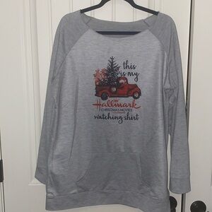 Hallmark Lightweight Christmas Movie Sweatshirt!